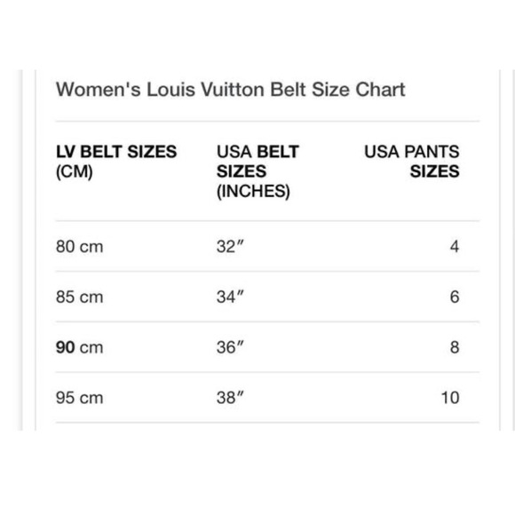 Authentic Louis Vuitton Monogram Belt - Size 80 - Picture 8 of 8